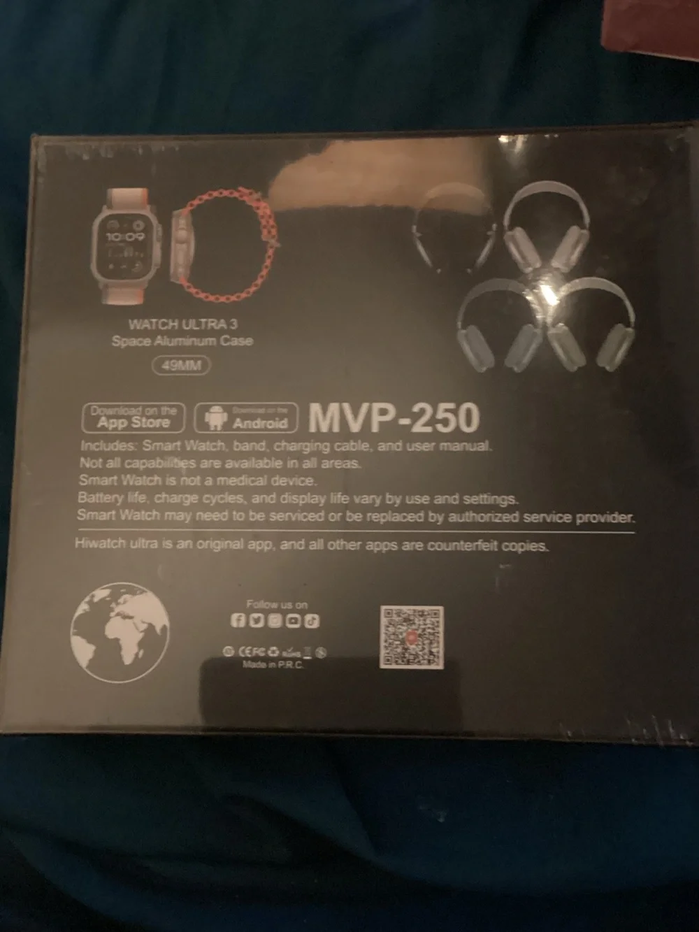 MVP-250 Ultra 3 Wireless Over-Ear Headphones — Black